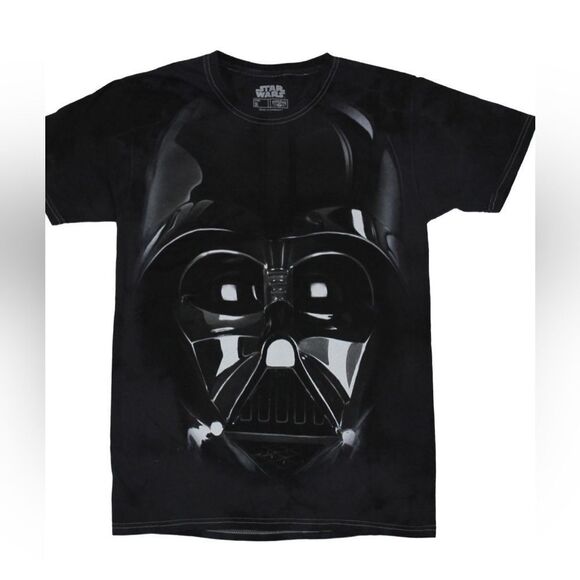 STAR Wars T-Shirt - Giant DarthVader Realistic Face Image, black, size L - Picture 6 of 7